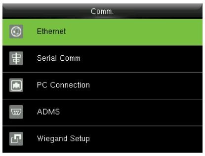 configuration settings